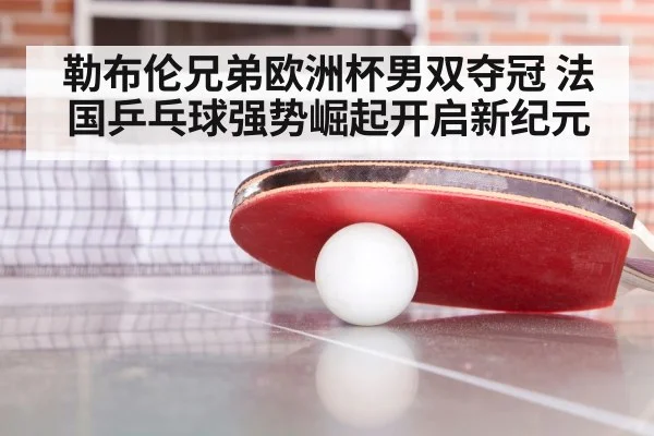 勒布伦兄弟欧洲杯男双夺冠 法国乒乓球强势崛起开启新纪元